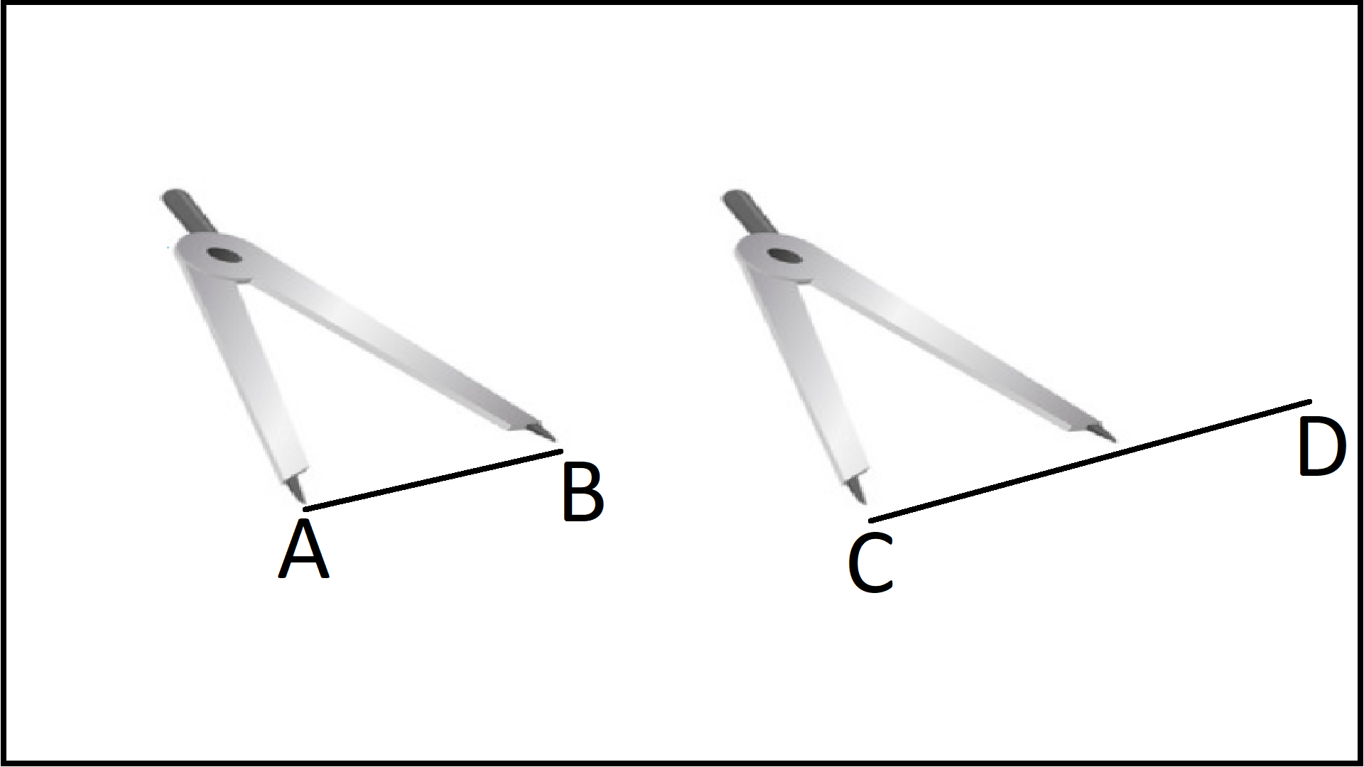 Comparing Line Segments using a Divider